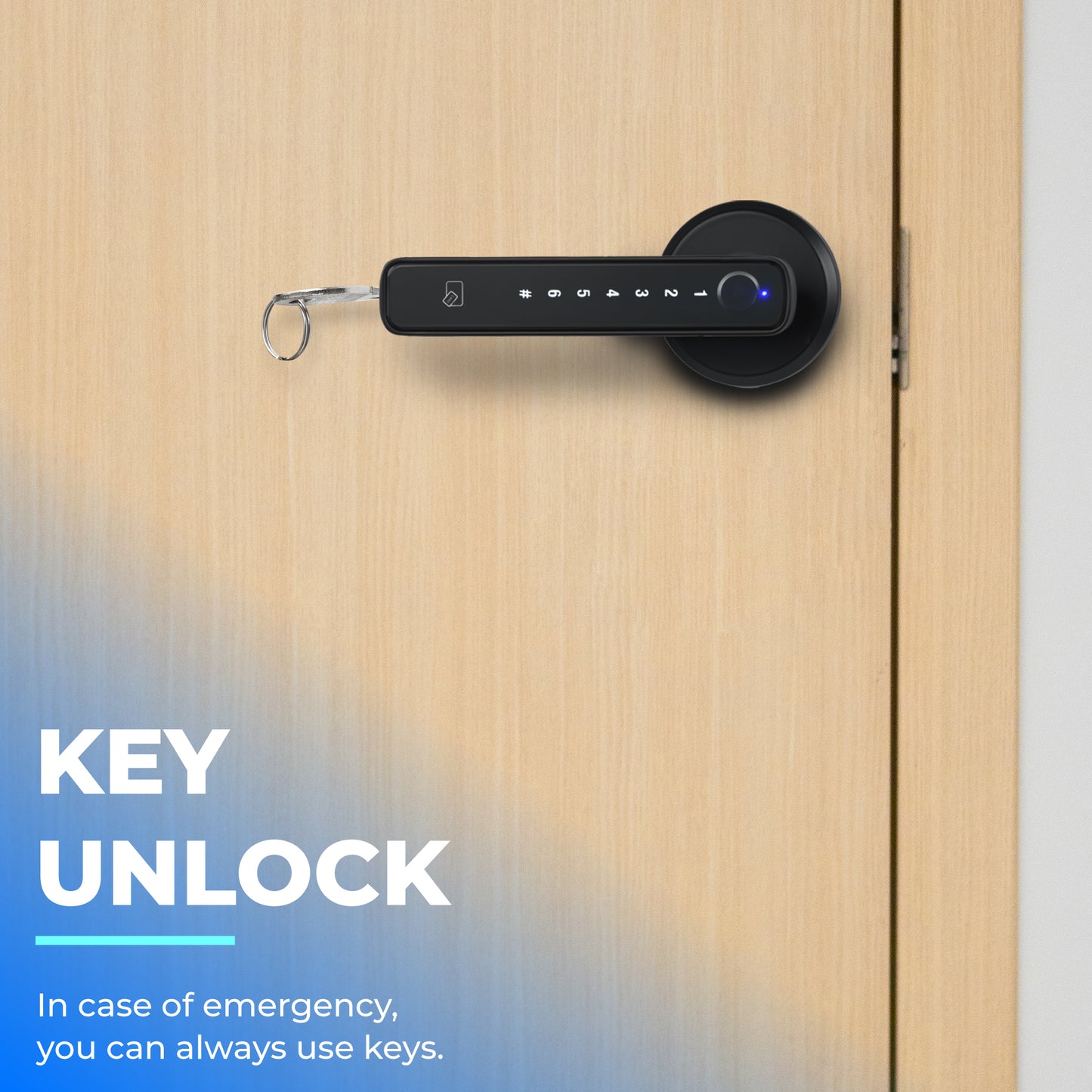 Smart Electronic Fingerprint Password + Card Lock